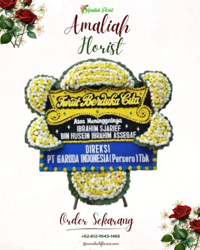 Papan Bunga Duka di Rejo Sari